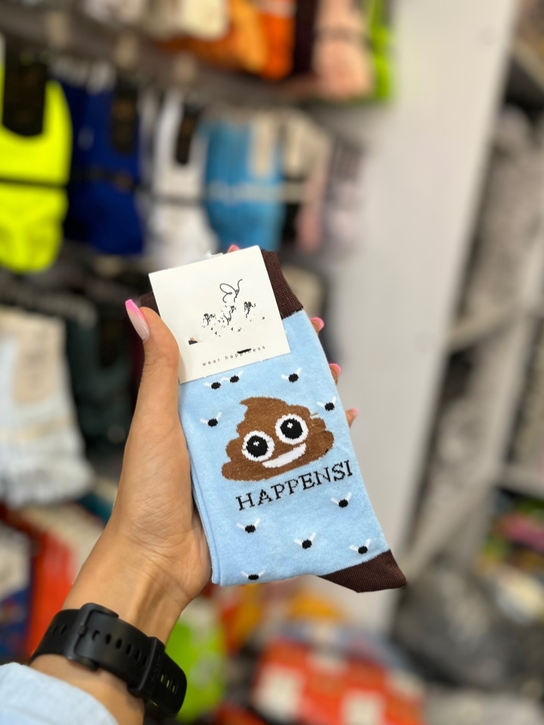 جوراب فانتزی پیپی ساقدار نخ پنبه 37تا44