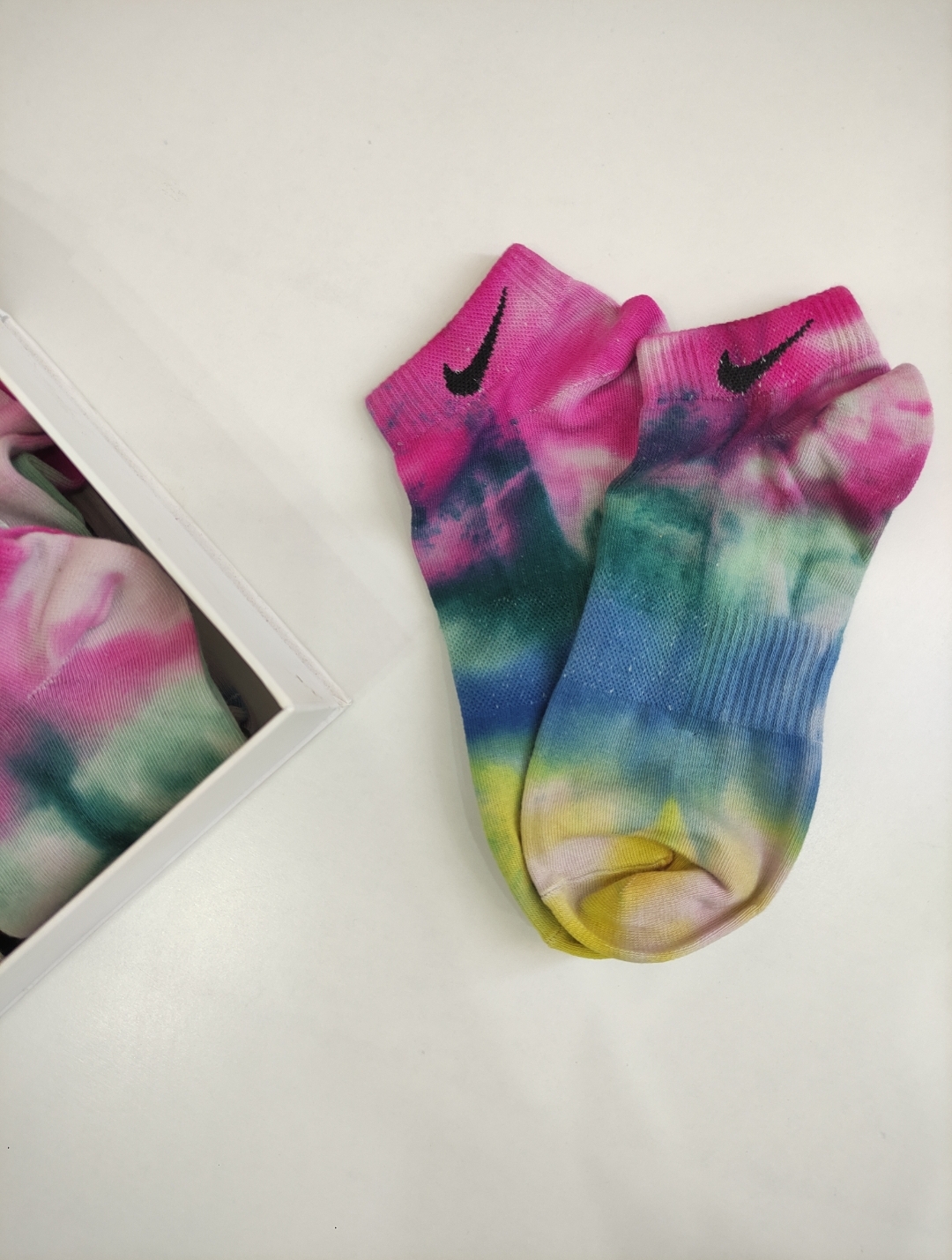 جوراب  نایک آبرنگی مچی نخ پنبه 37تا44